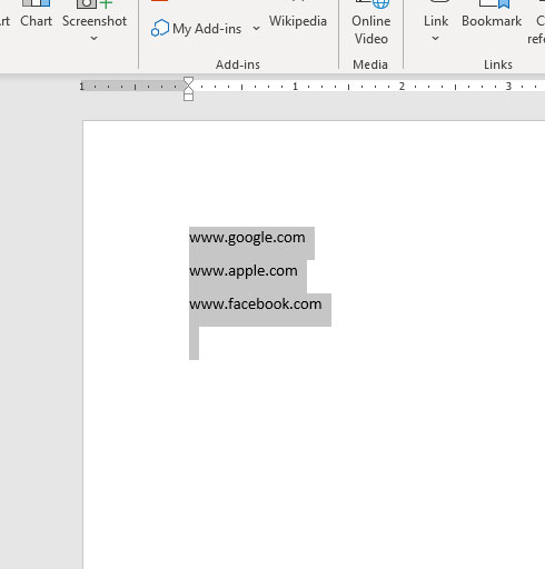 where can i delete the hyperlink in word for mac